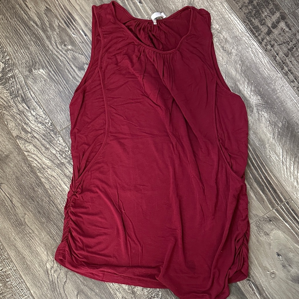 Women's Sleeveless Red maternity nursing